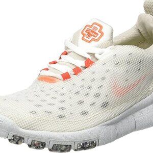 Nike Mens Free Run Trail Crater in Cream/Orange - Size 7